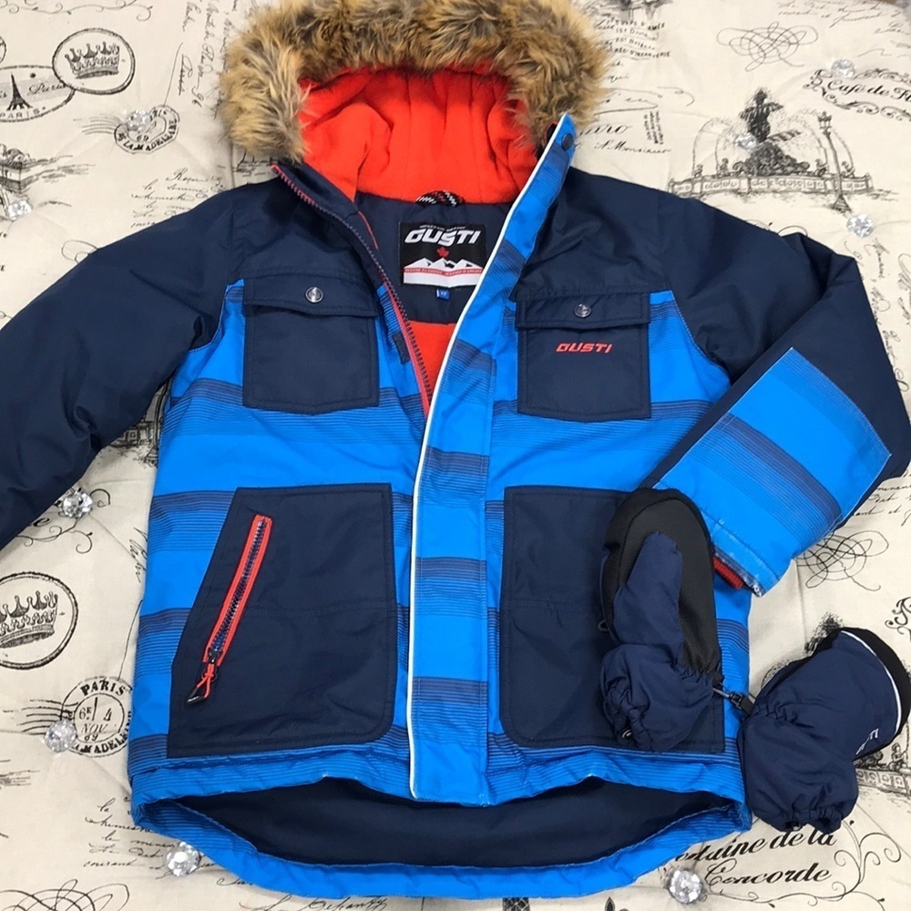 🎁 Gusti Boy's 4-Piece Colourblock Snowsuit Set